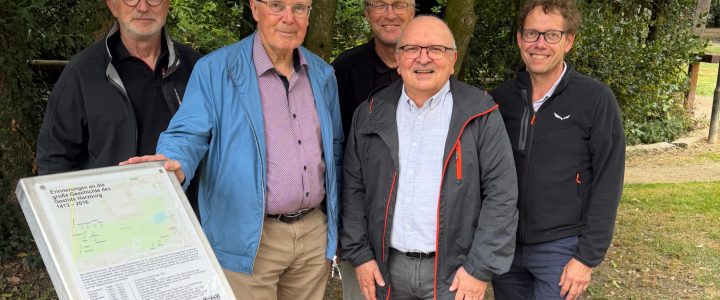 Projekt Schlosspark-Gedenksteine vollendet